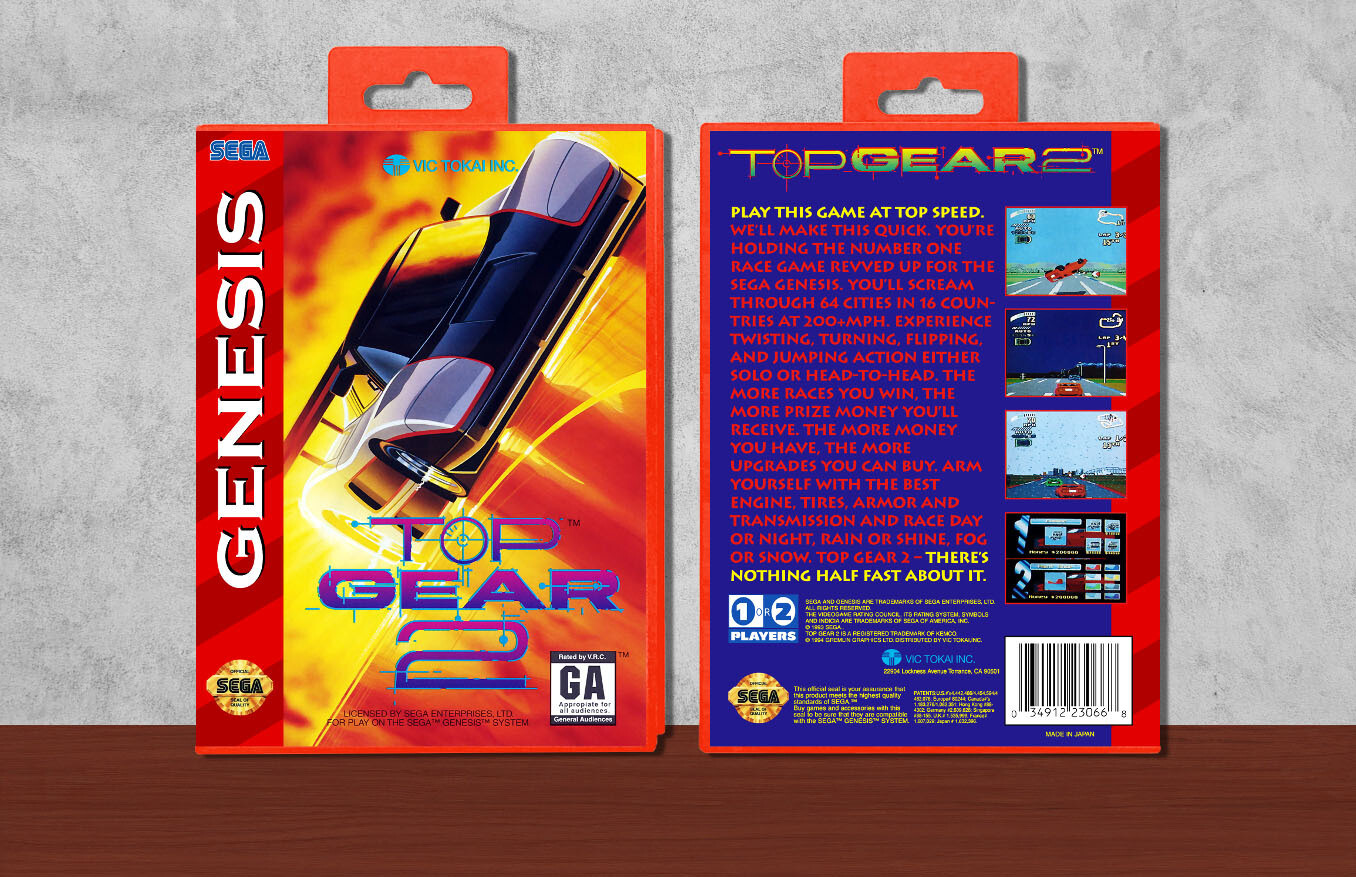 Top Gear 2, Case Color: Red