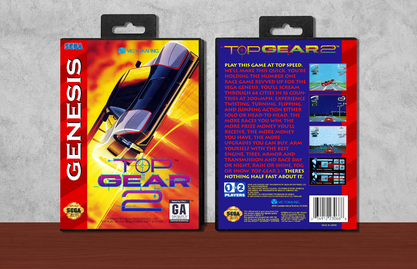Top Gear 2, Case Color: Black