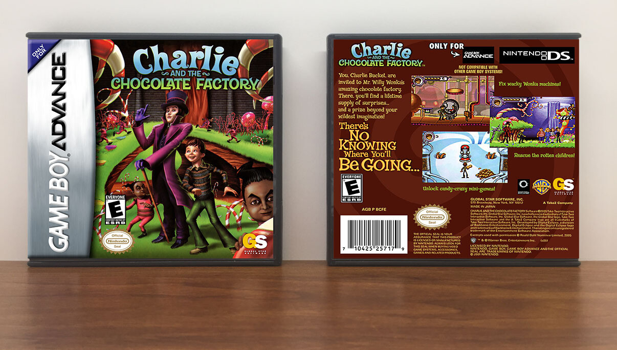 Charlie and the Chocolate Factory, Artwork Spine Color: Chrome