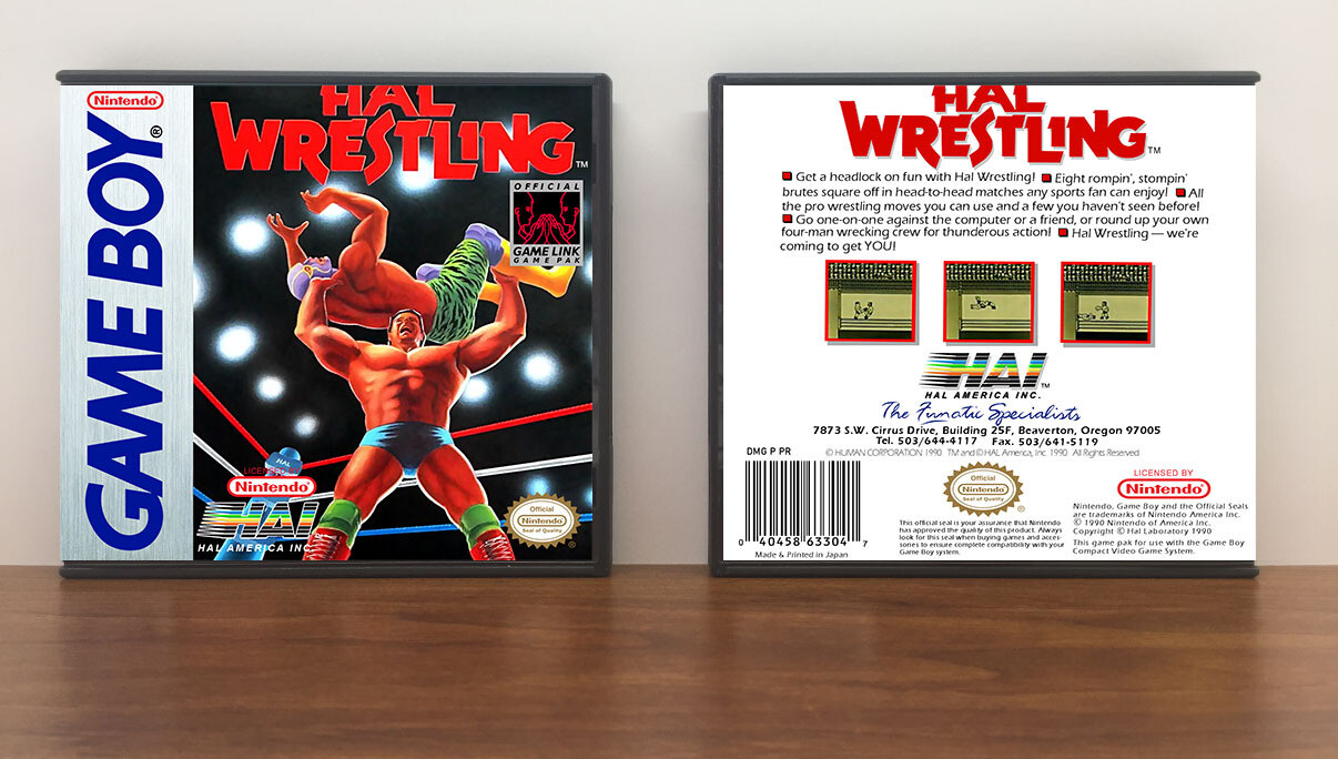 HAL Wrestling, Artwork Spine Color: Chrome