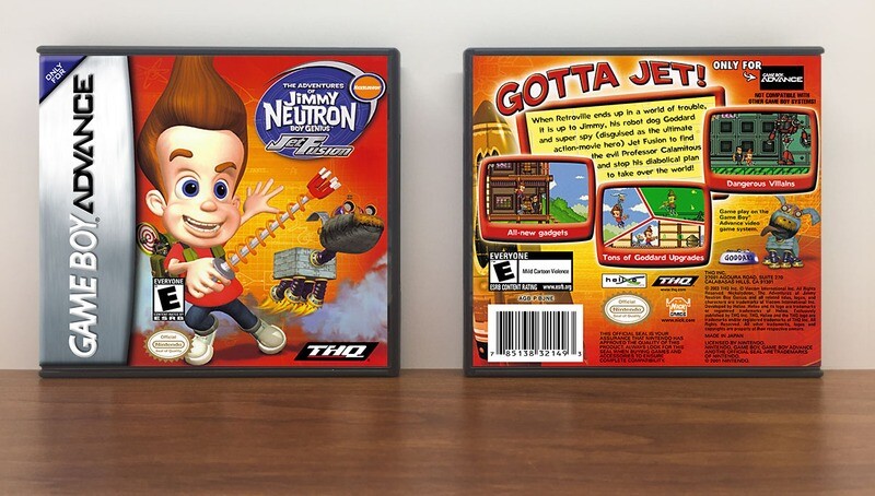 Adventures of Jimmy Neutron Boy Genius, The: Jet Fusion, Artwork Spine Color: Chrome