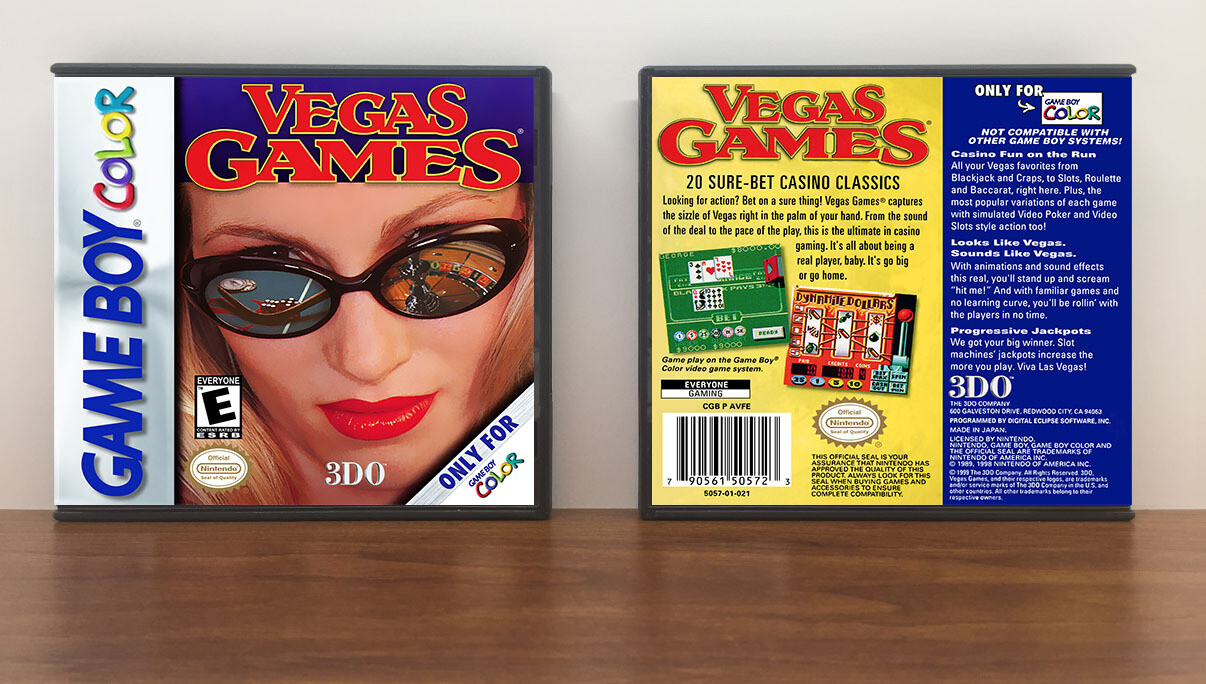 Vegas Games, Artwork Spine Color: Chrome