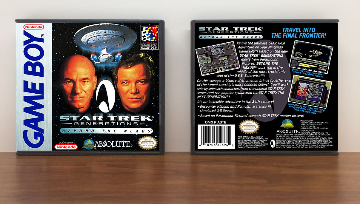 Star Trek Generations: Beyond the Nexus, Artwork Spine Color: Chrome