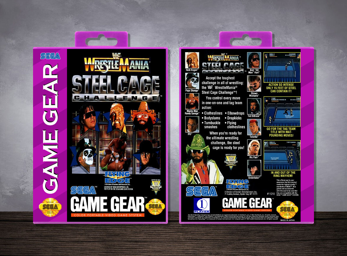 Jeu WWF WrestleMania : Steel Cage Challenge Pour Sega Master System - Version PAL EUR - Bon état