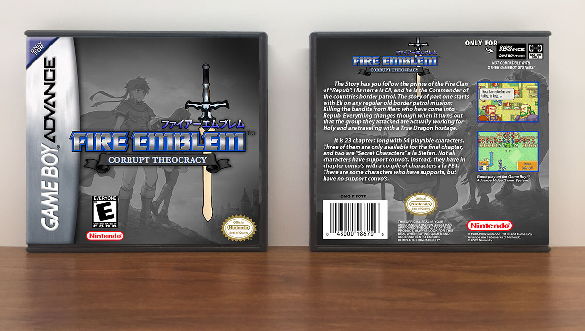 Fire Emblem: Corrupt Theocracy, Artwork Spine Color: Chrome