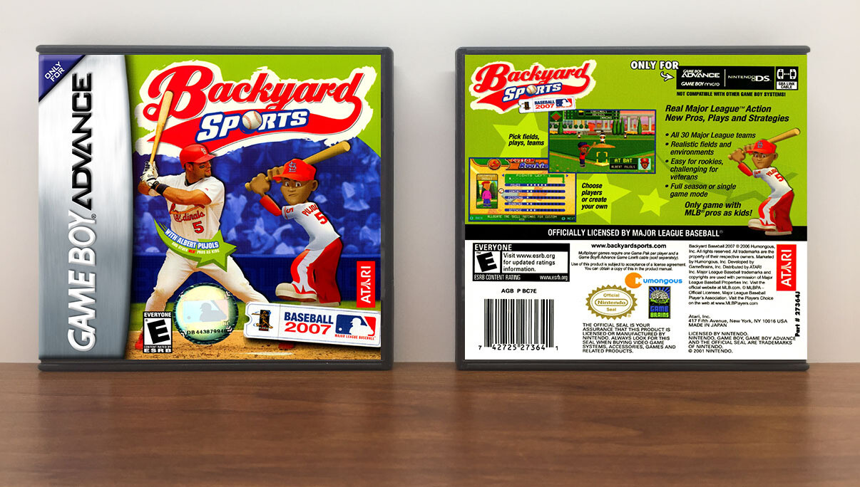 Backyard Sports: Baseball 2007, Artwork Spine Color: Chrome
