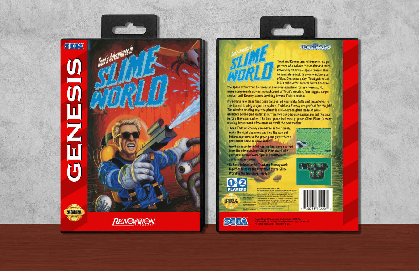 Todd&#39;s Adventures in Slime World, Case Color: Black