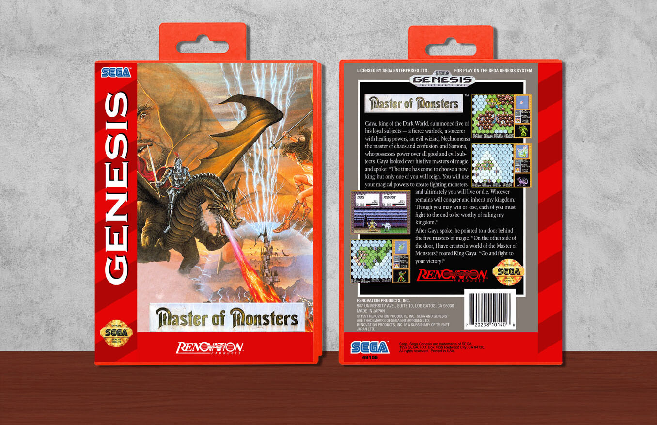 Master of Monsters, Case Color: Red