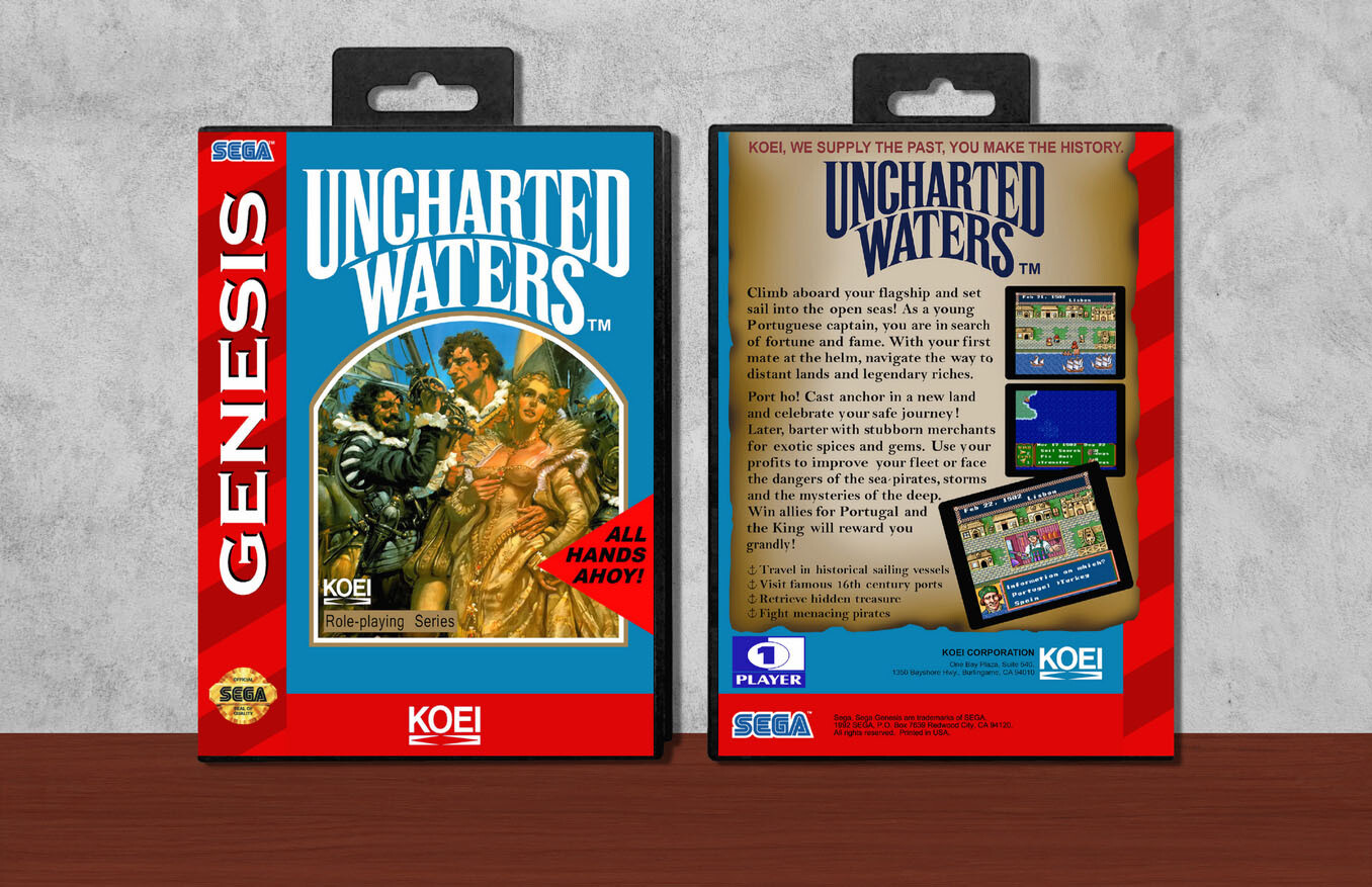 Uncharted Waters, Case Color: Black