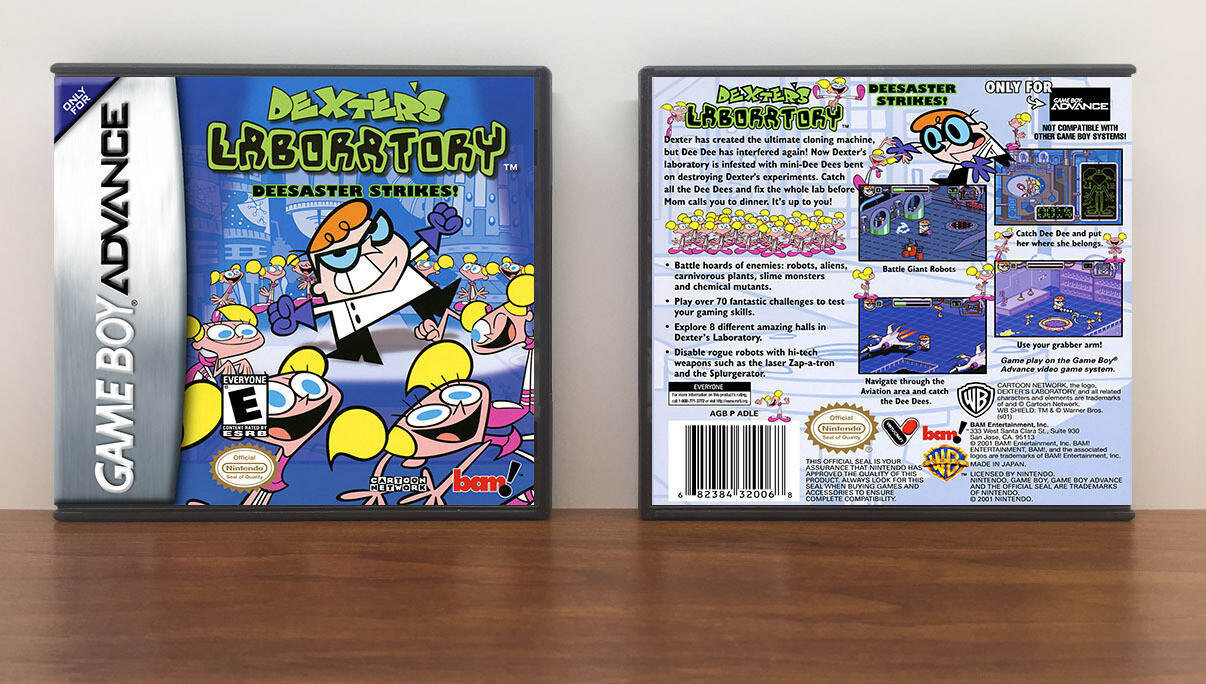 Dexter&#39;s Laboratory: Deesaster Strikes, Artwork Spine Color: Chrome