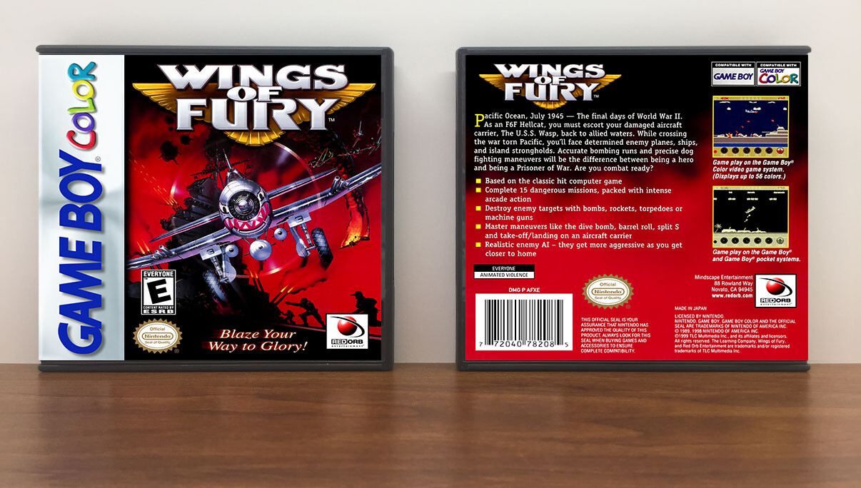 Wings of Fury, Artwork Spine Color: Chrome