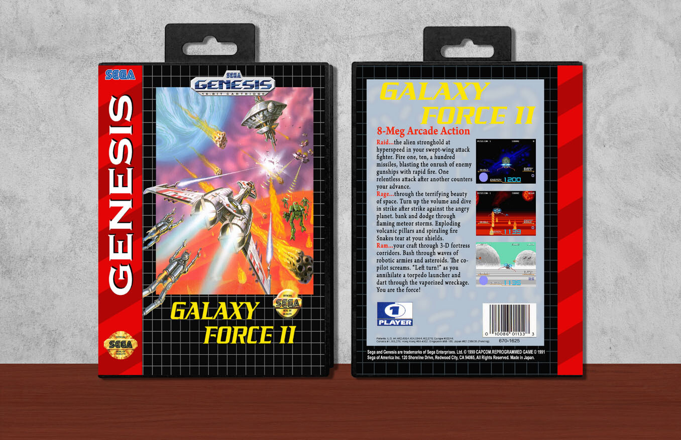 Galaxy Force II, Case Color: Black