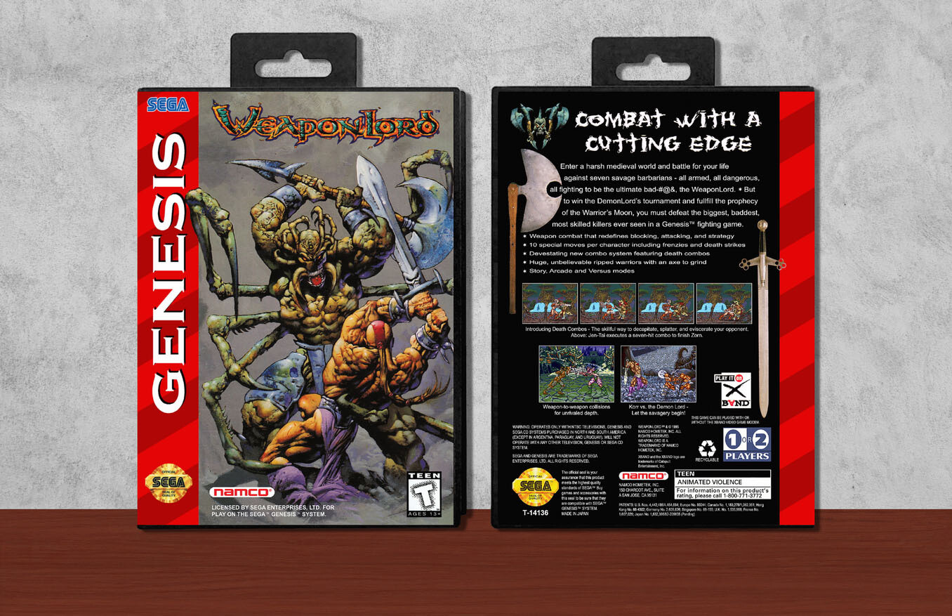 Weaponlord, Case Color: Black