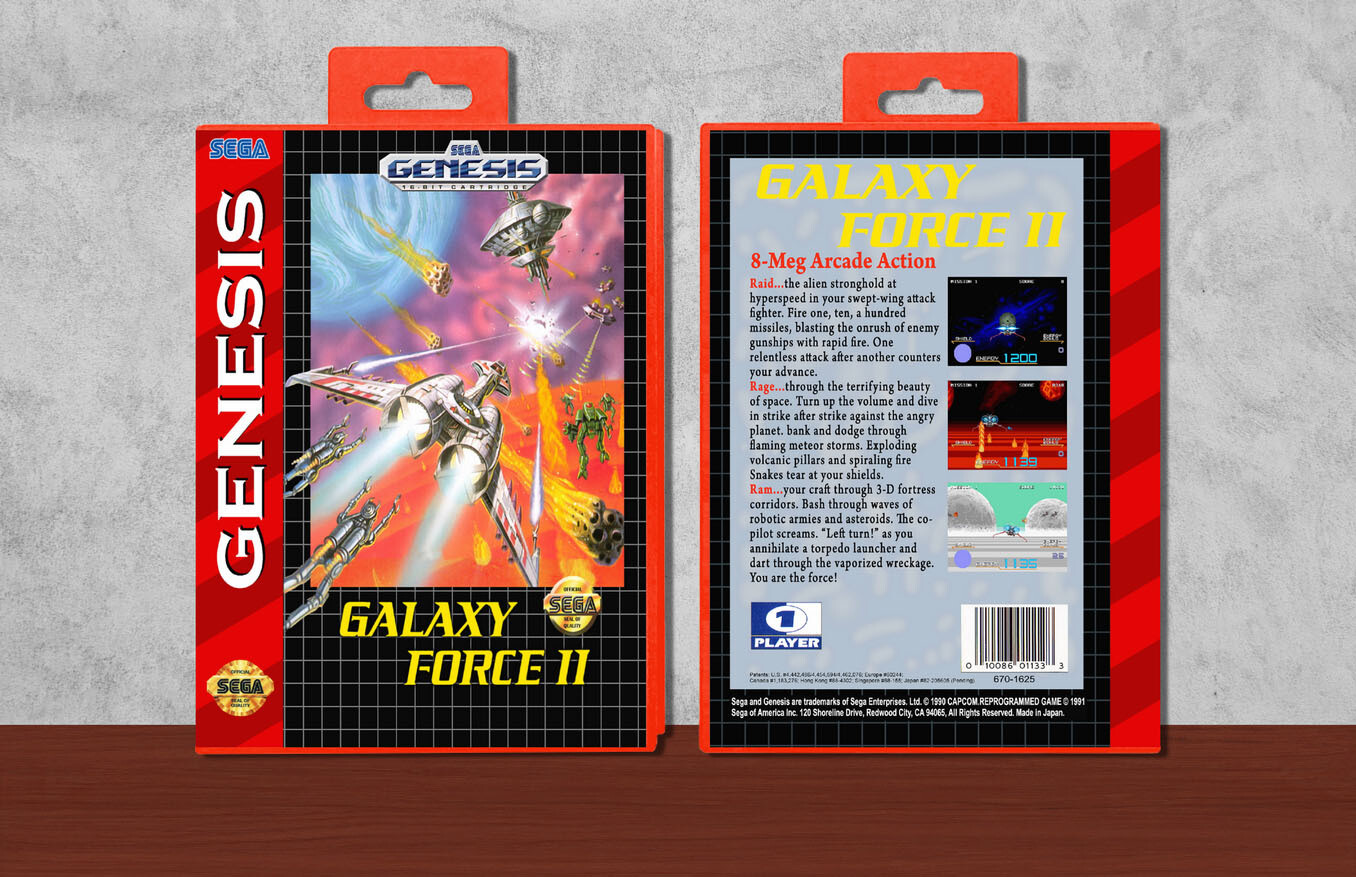 Galaxy Force II, Case Color: Red