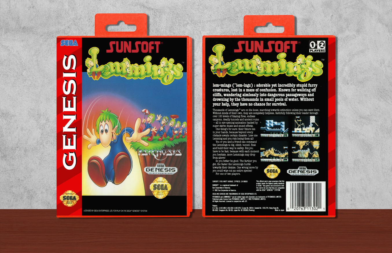 Lemmings, Case Color: Red