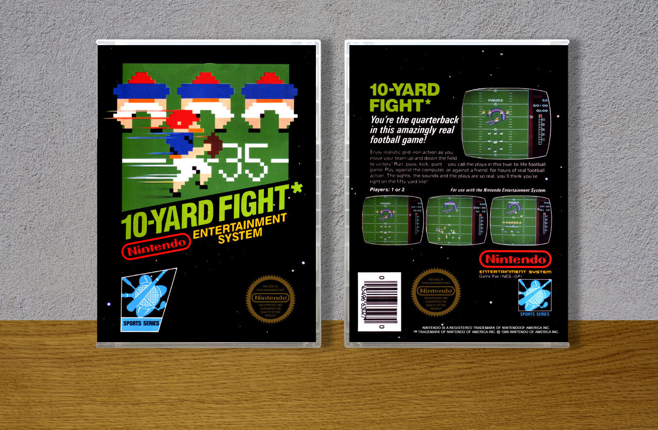 10-Yard Fight, Case Color: CLEAR (Transparent)