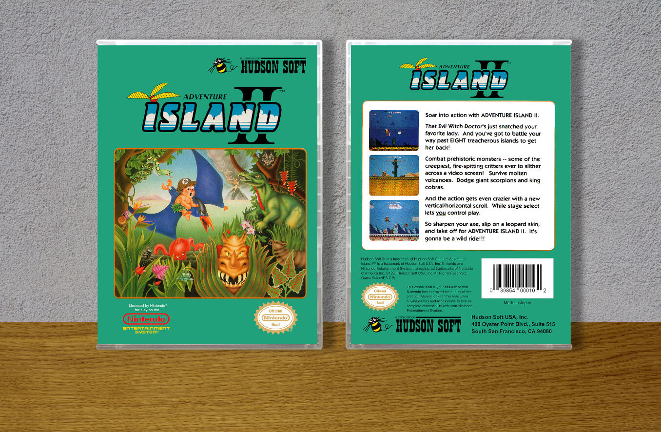 Adventure Island 2, Case Color: CLEAR (Transparent)