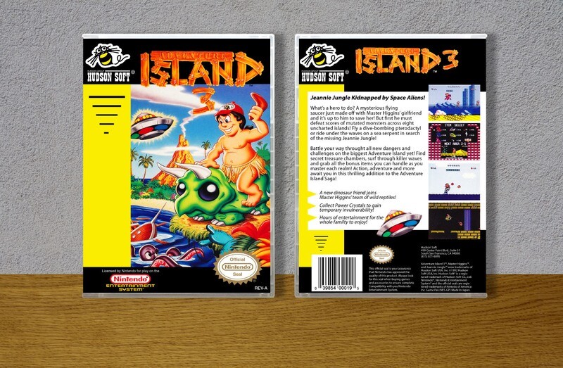 Adventure Island 3, Case Color: CLEAR (Transparent)