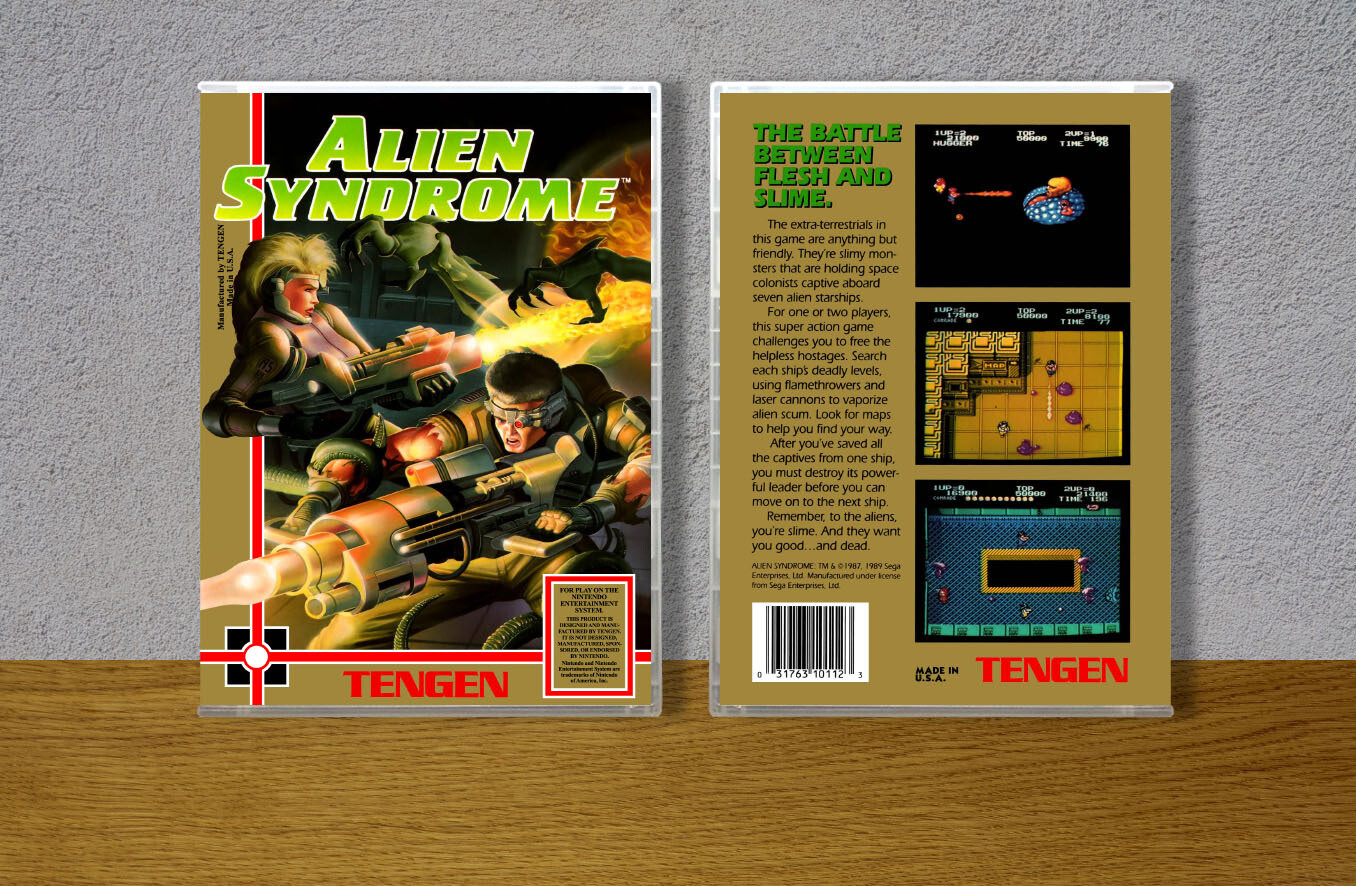 Alien Syndrome, Case Color: CLEAR (Transparent)