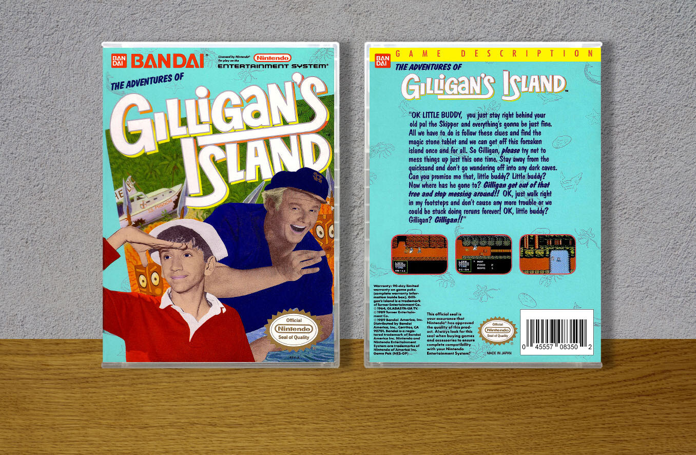 Adventures of Gilligan&#39;s Island, The, Case Color: CLEAR (Transparent)