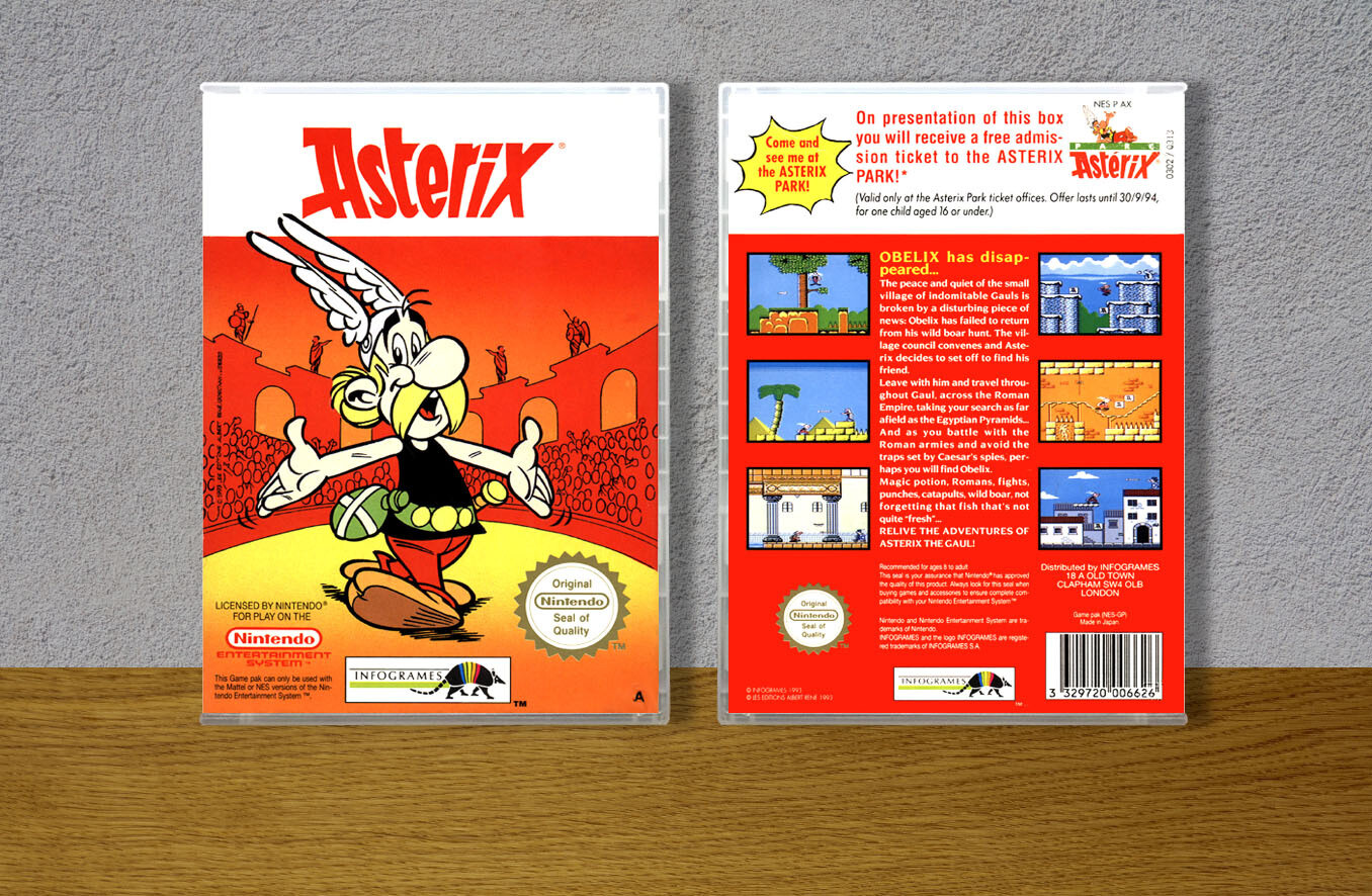 Asterix, Case Color: CLEAR (Transparent)