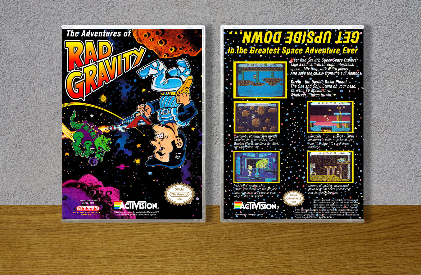 Adventures of Rad Gravity, The, Case Color: CLEAR (Transparent)