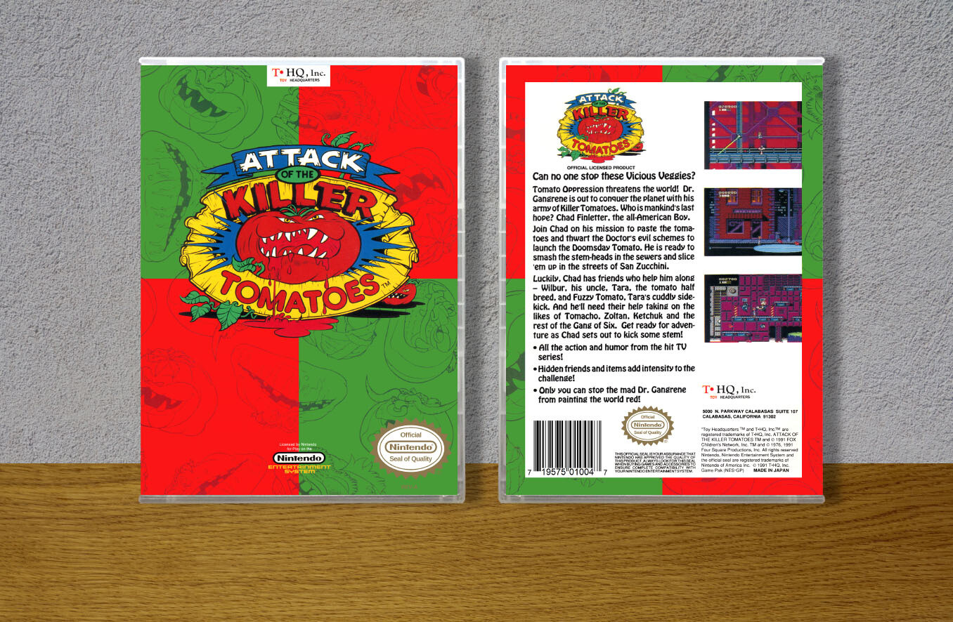 Attack of the Killer Tomatoes, Case Color: CLEAR (Transparent)