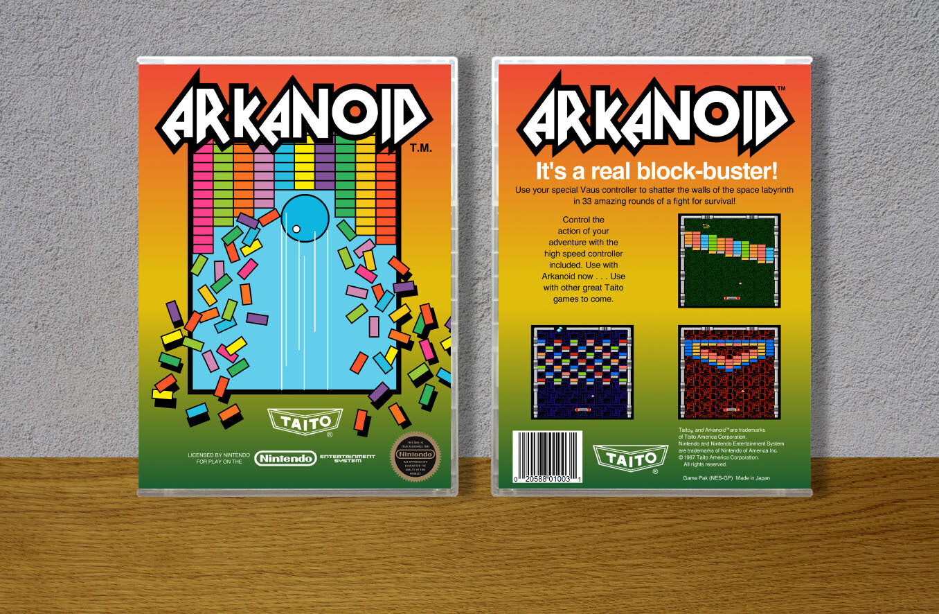 Arkanoid, Case Color: CLEAR (Transparent)