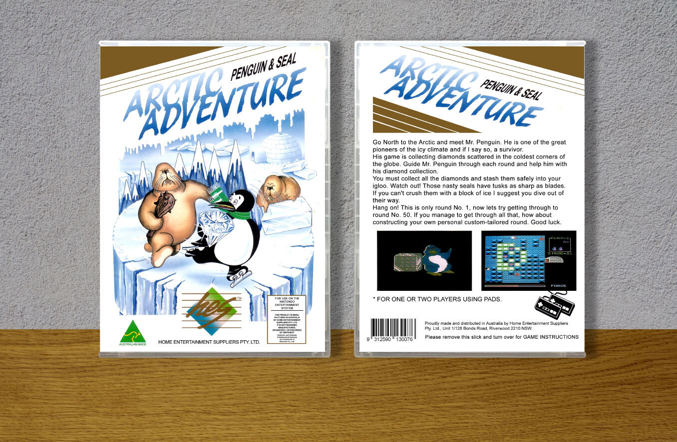 Arctic Adventure Penguin &amp; Seal, Case Color: CLEAR (Transparent)