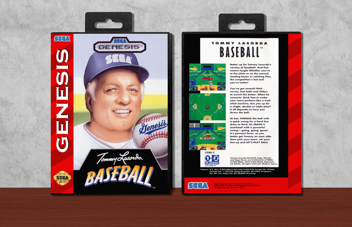 Tommy Lasorda Baseball, Case Color: Black