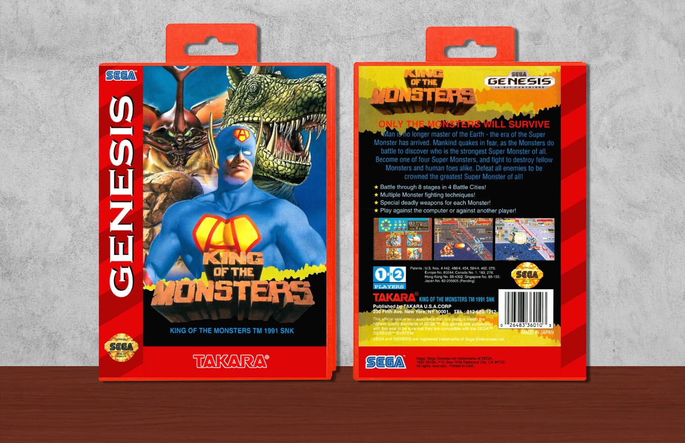 King of the Monsters, Case Color: Red