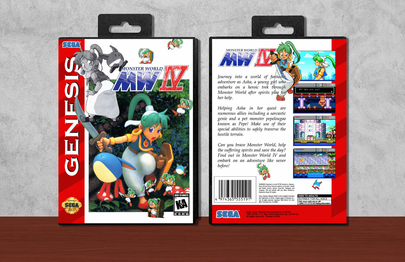 Monster World IV, Case Color: Black