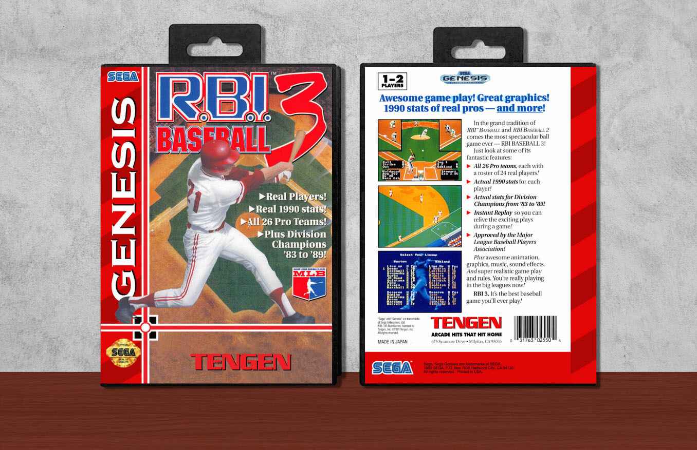 R.B.I. Baseball 3, Case Color: Black