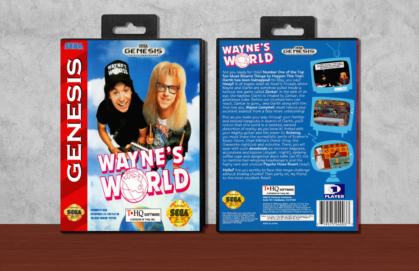 Wayne&#39;s World, Case Color: Black