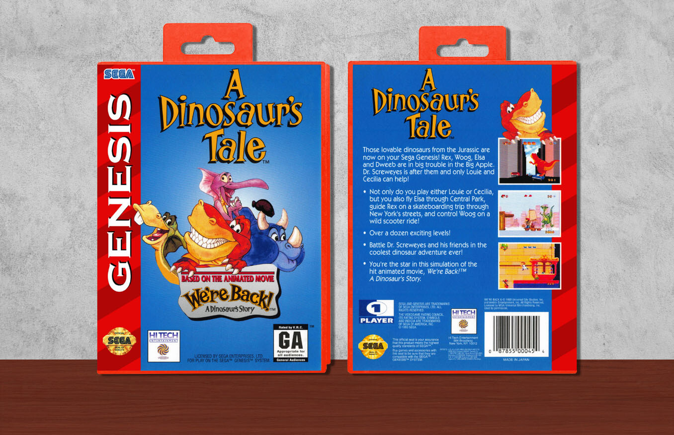 We're Back!: A Dinosaur Tale, Case Color: Red