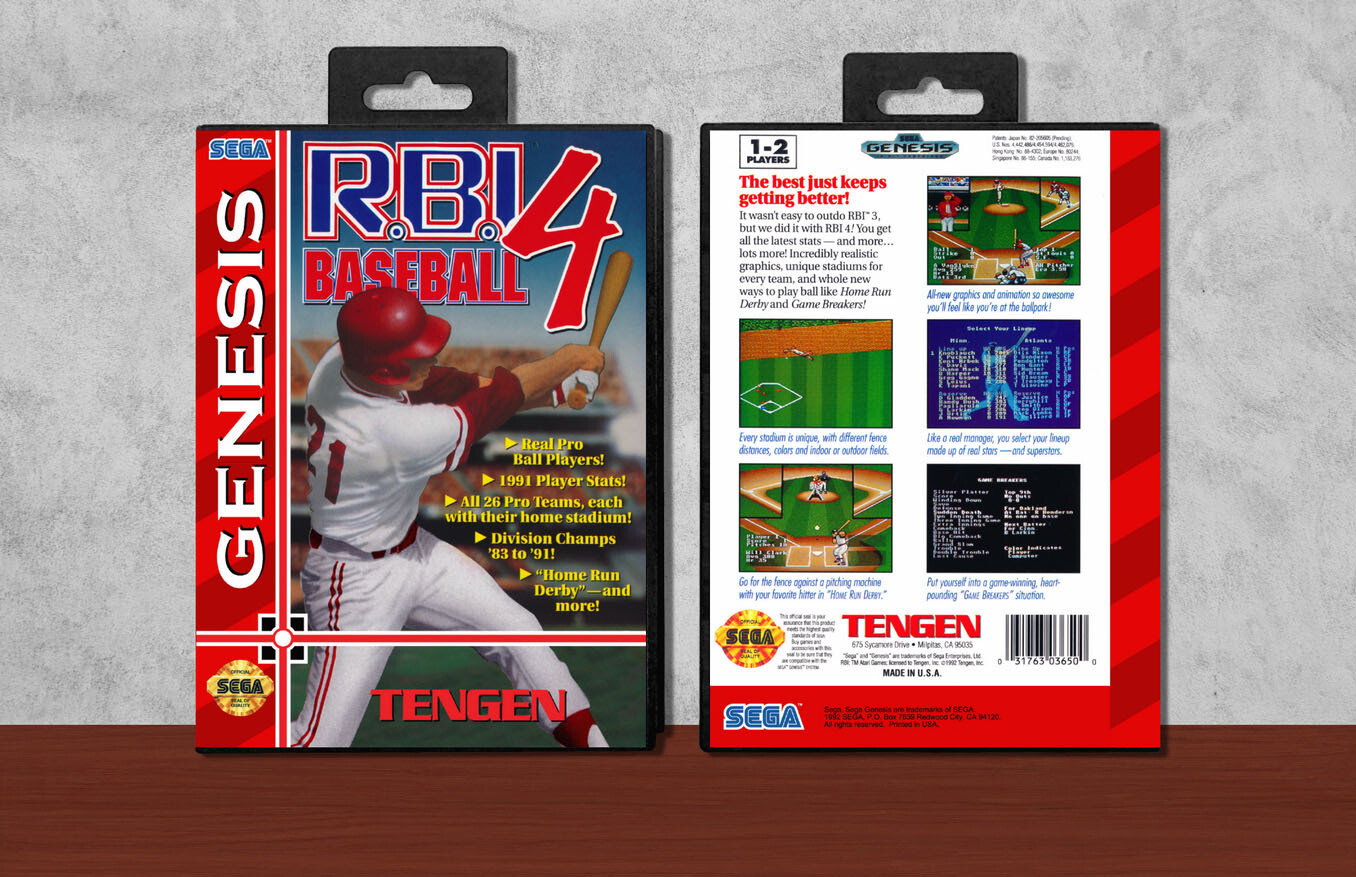 R.B.I. Baseball 4, Case Color: Black