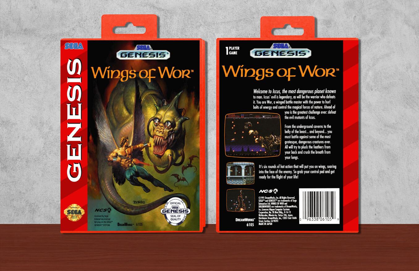 Wings of Wor, Case Color: Red