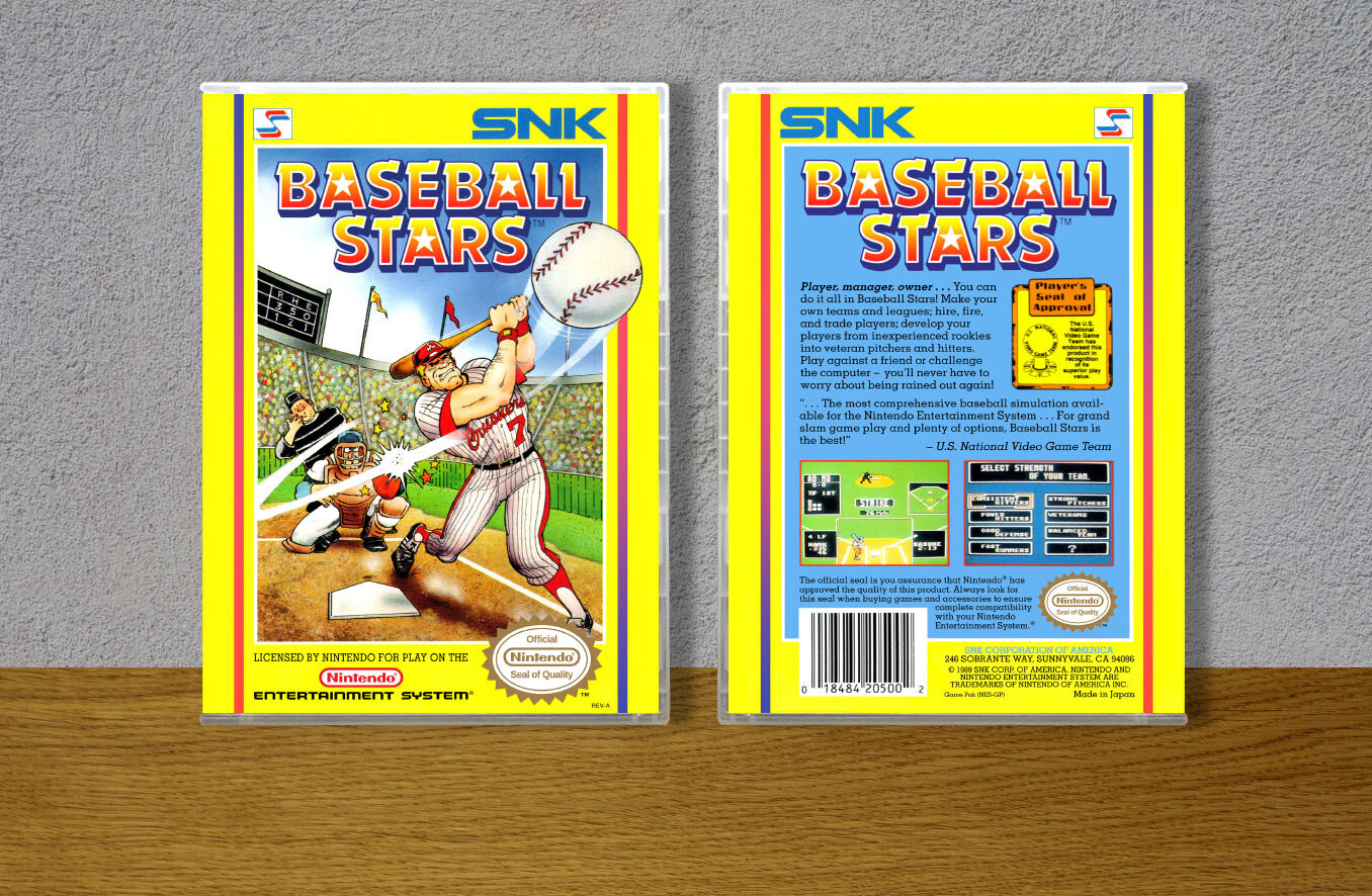 Baseball Stars, Case Color: CLEAR (Transparent)