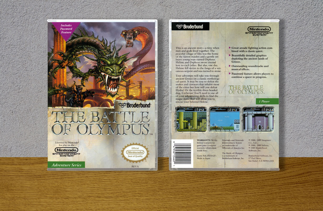 Battle of Olympus, The, Case Color: CLEAR (Transparent)