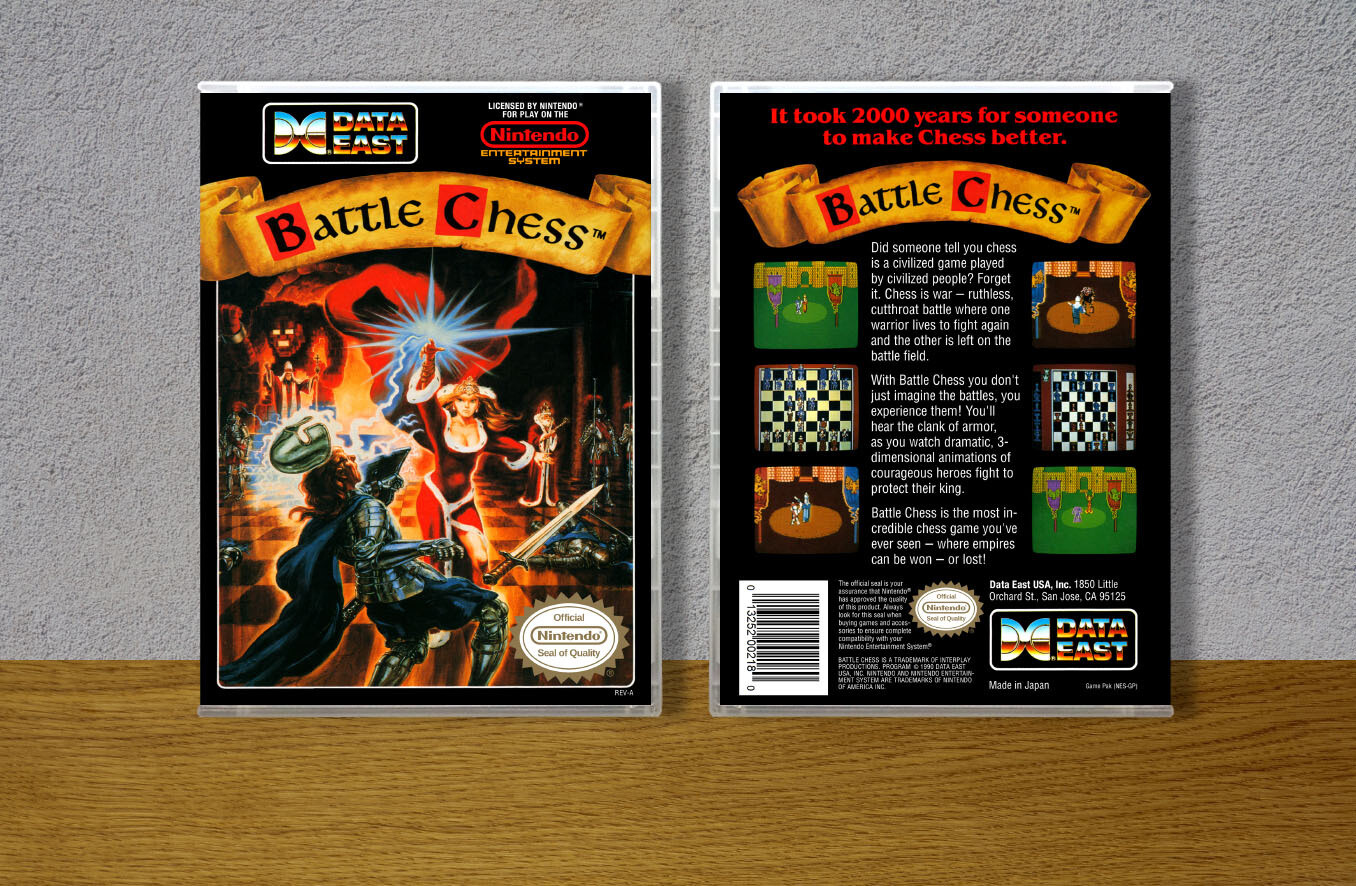 Battle Chess, Case Color: CLEAR (Transparent)