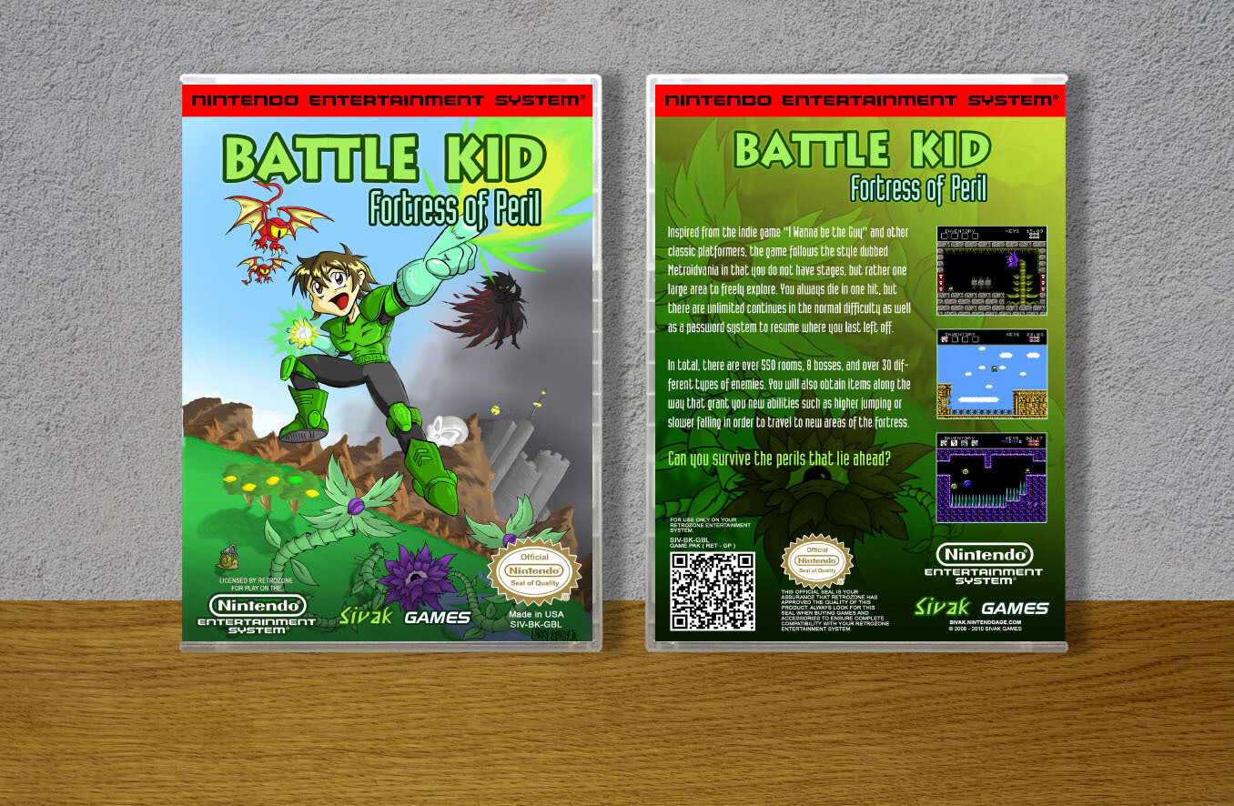 Battle Kid: Fortress of Peril, Case Color: CLEAR (Transparent)