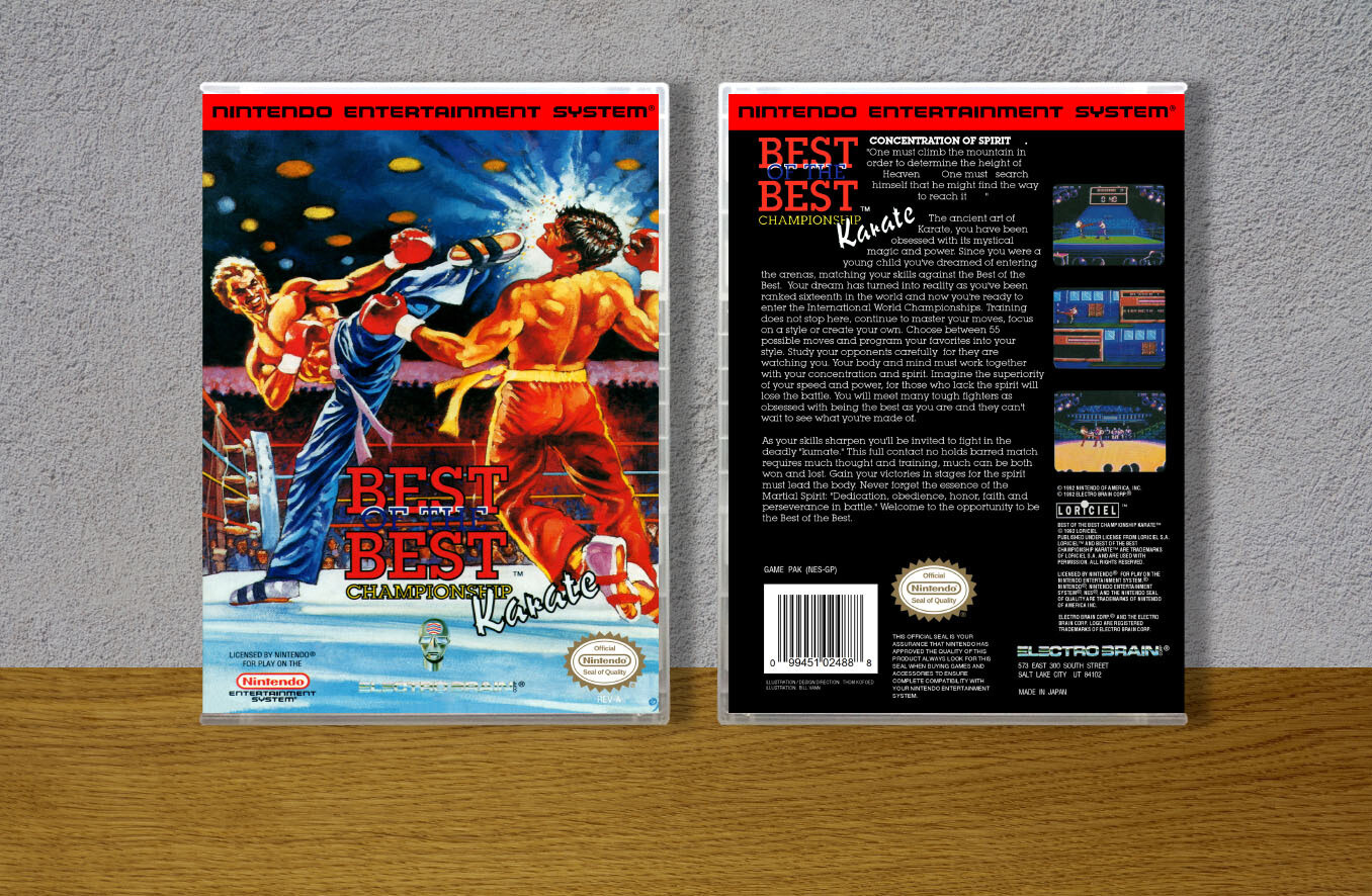 Best of the Best Championship Karate, Case Color: CLEAR (Transparent)