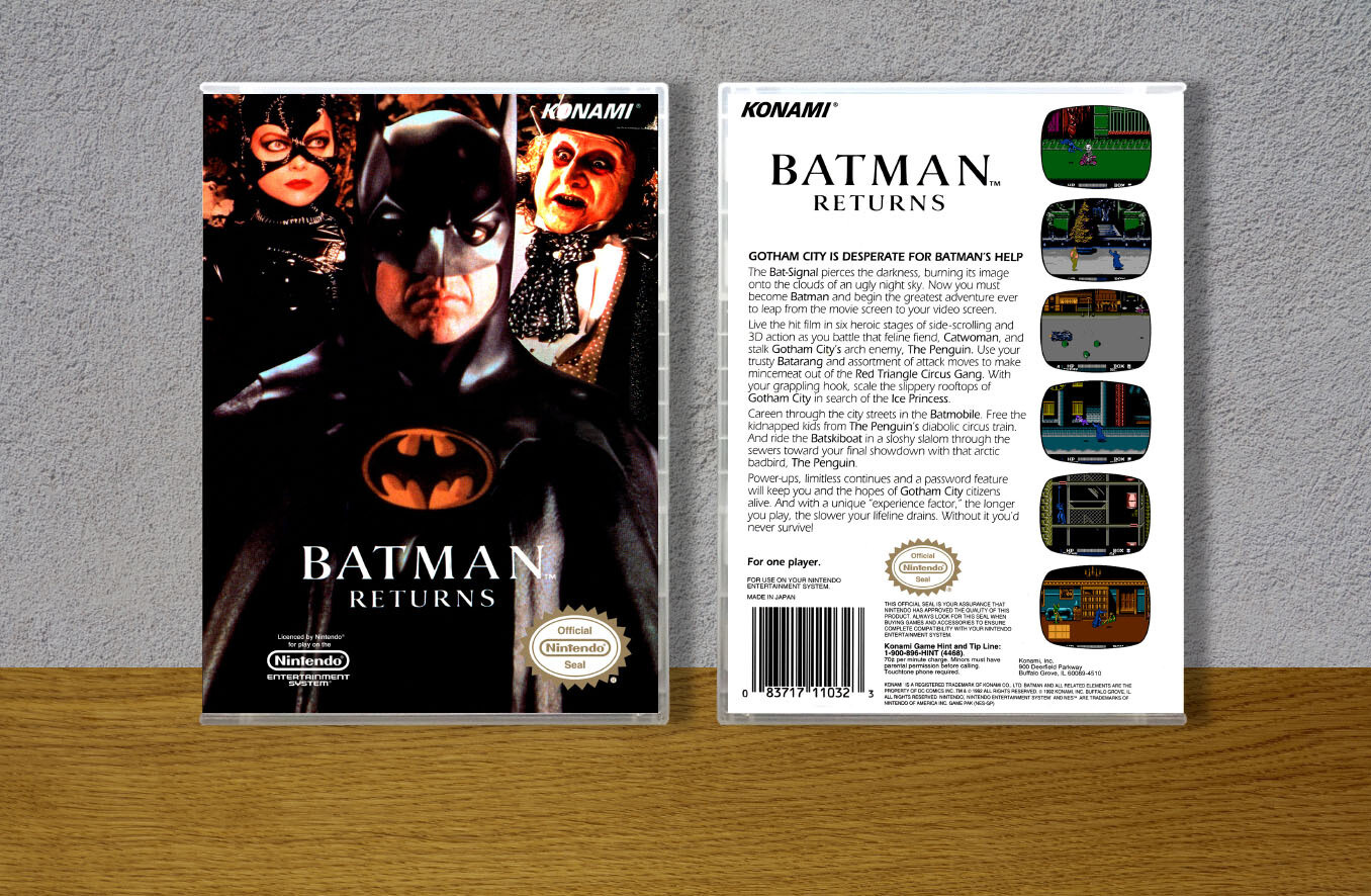 Batman Returns, Case Color: CLEAR (Transparent)
