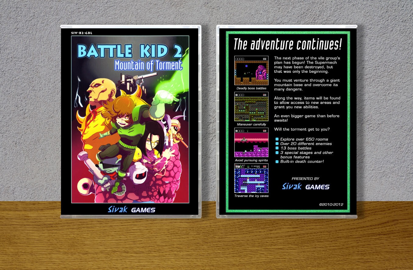 Battle Kid 2: Mountain of Torment, Case Color: CLEAR (Transparent)