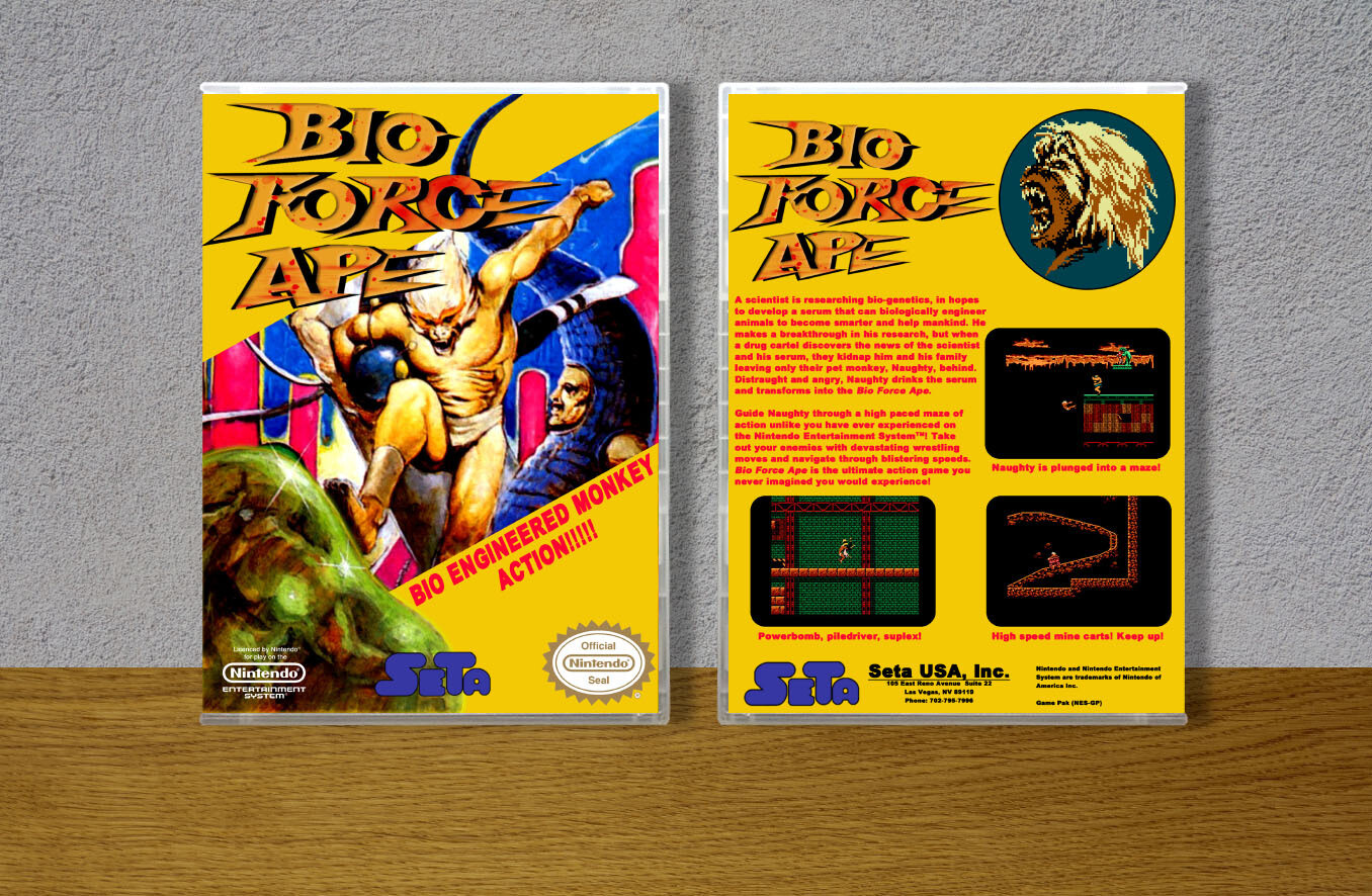 Bio Force Ape, Case Color: CLEAR (Transparent)