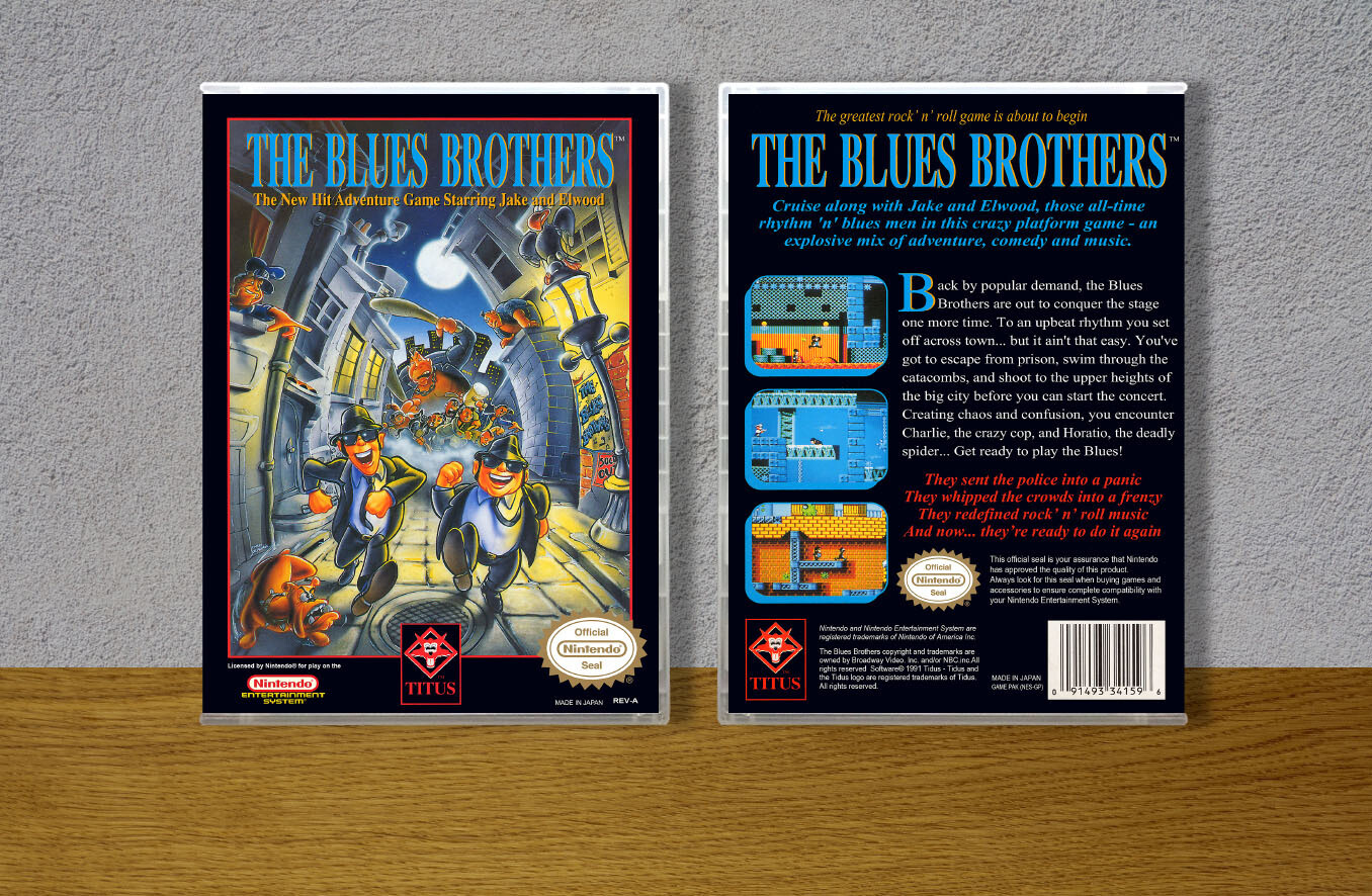 Blues Brothers, The, Case Color: CLEAR (Transparent)