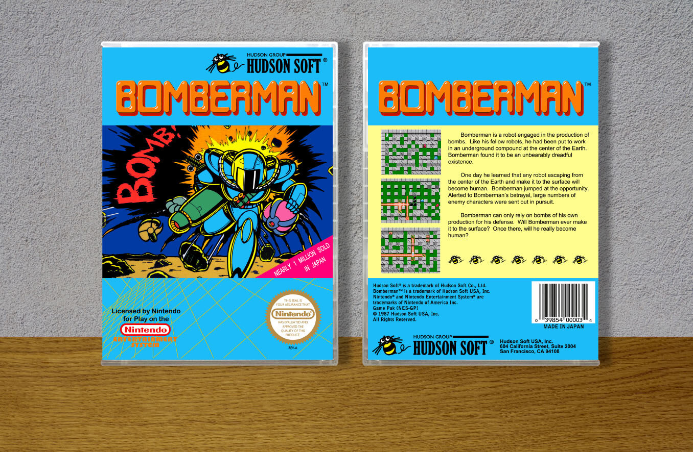Bomberman, Case Color: CLEAR (Transparent)