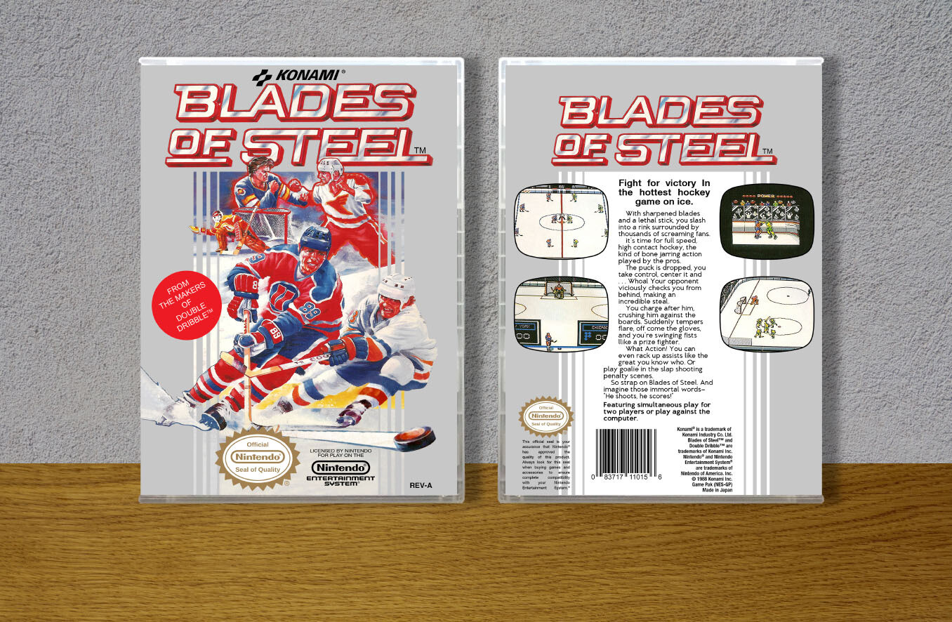 Blades of Steel (Silver Label), Case Color: CLEAR (Transparent)