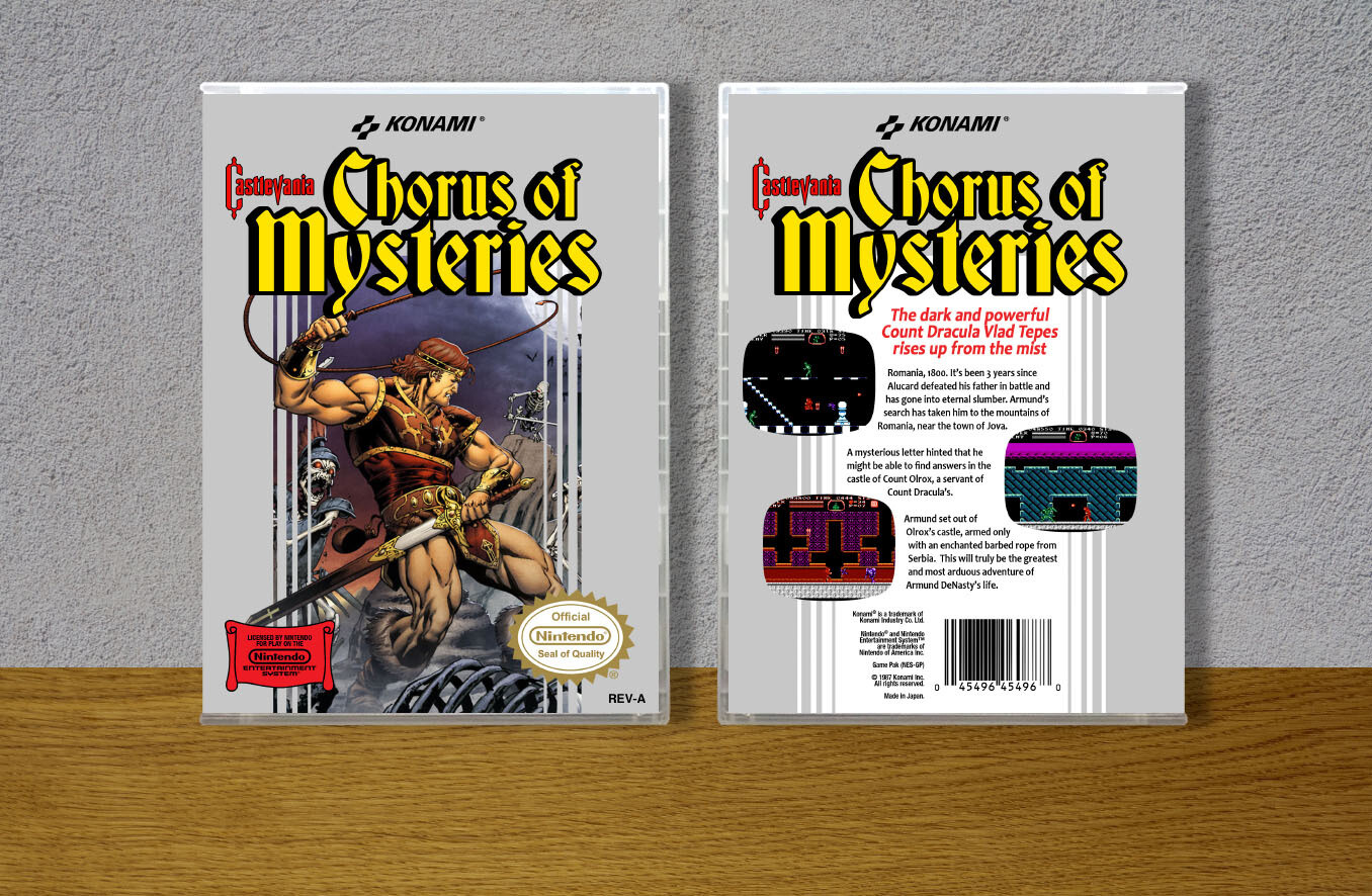 Castlevania: Chorus of Mysteries, Case Color: CLEAR (Transparent)