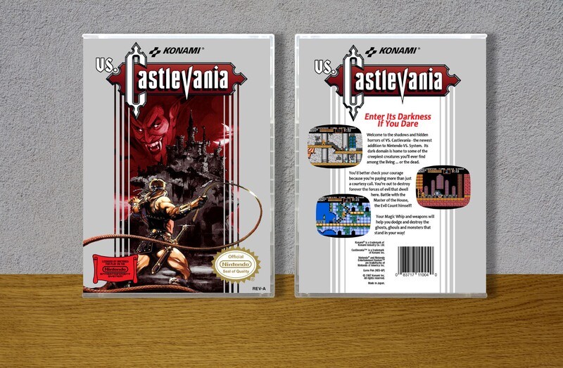 Castlevania vs., Case Color: CLEAR (Transparent)